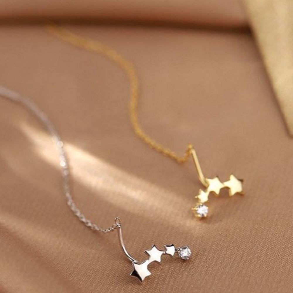 ⭐️Insta 18K Gold  plated threader earrings - Picture 6 of 7